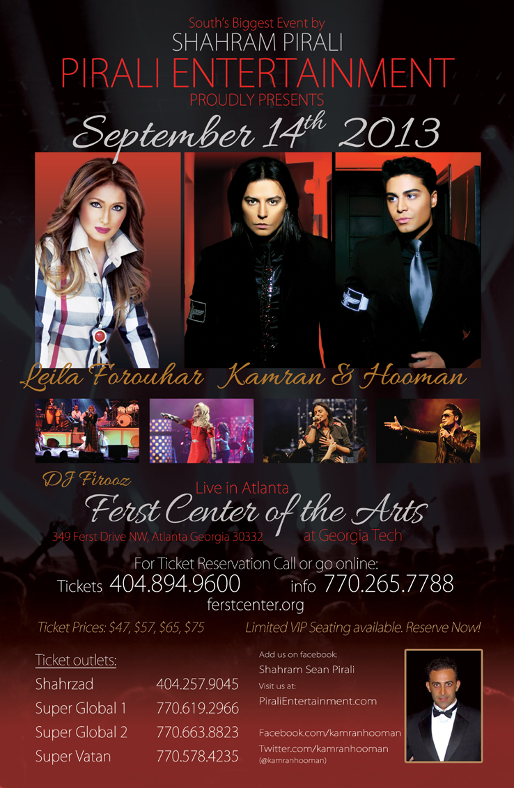 Upcoming Events - Live in concert.